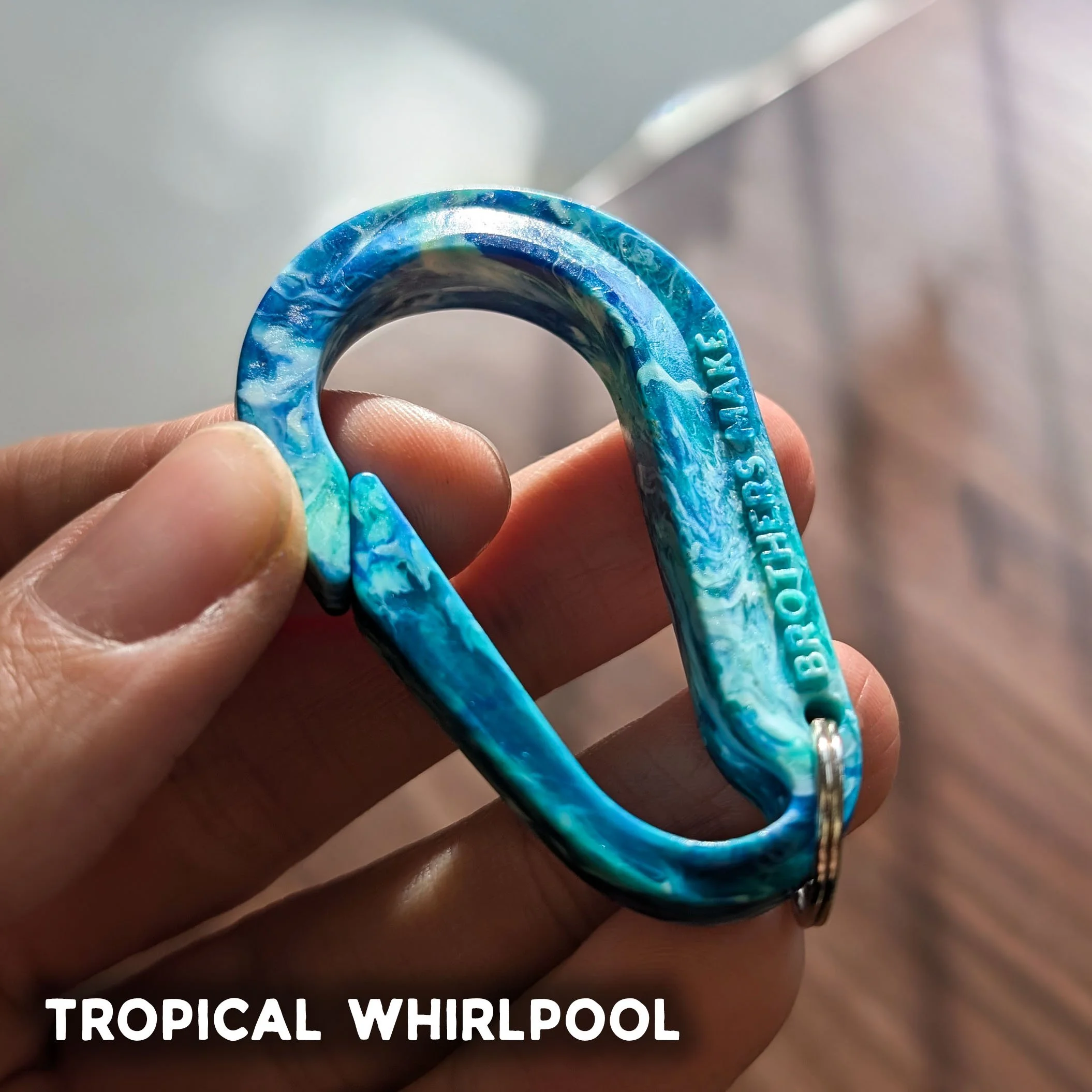 100% Recycled plastic Carabiner Key Clips (HDPE-pack) — Brothers Make
